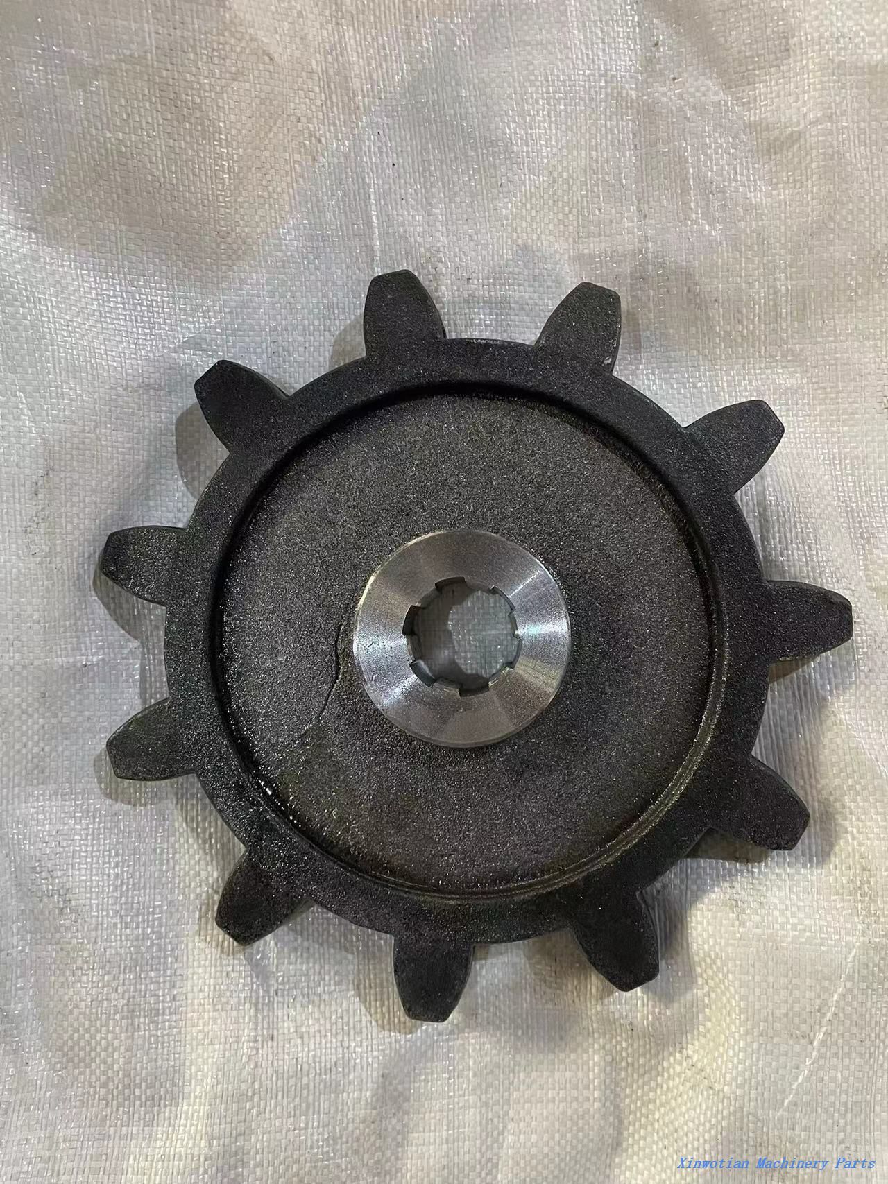 Track drive wheel with 11 teeth and 72 pitch