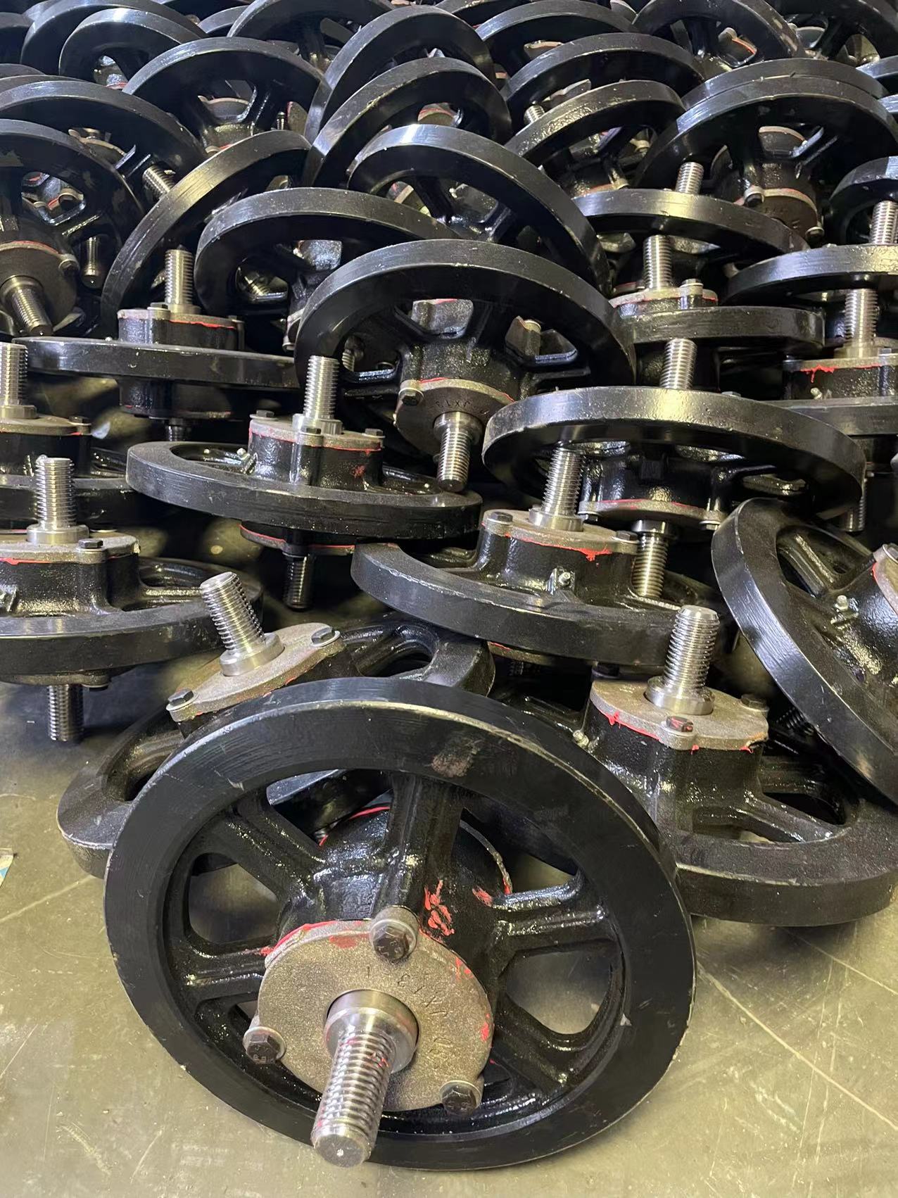 OEM Idler assembly suitable for track machinery such as harvesters