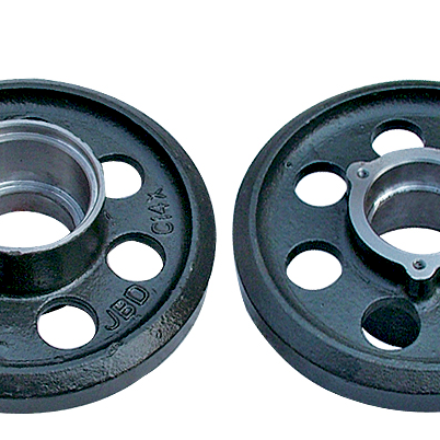 Idlers used in rubber track chassis Harvester guide wheel 