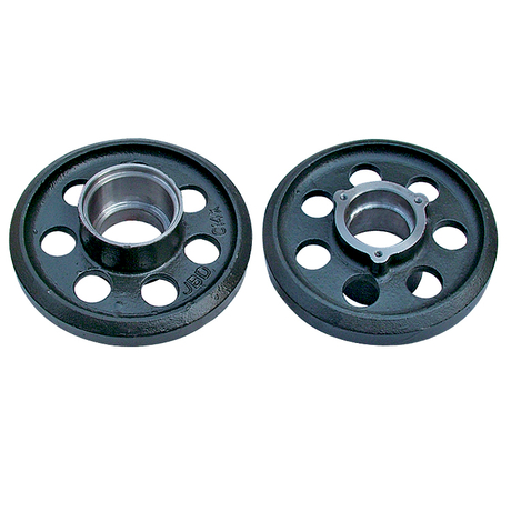 Idlers used in rubber track chassis Harvester guide wheel 