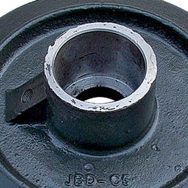 Wheels for guiding direction applied to tracked harvesters Customizable according to size