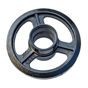Various models of track idlers for world harvesters 