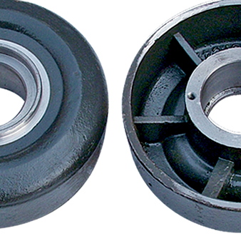 Wheels supporting rubber tracks Combine harvester spare parts thrust wheel